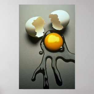 Delicious Broken egg Poster