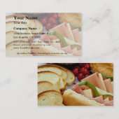 Delicious Brood, sandwiches, taart en koekjes Visitekaartje (Voorkant / Achterkant)