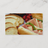 Delicious Brood, sandwiches, taart en koekjes Visitekaartje (Achterkant)