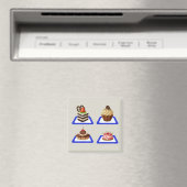 Delicious Cake Stand Magnet (Insitu (Vaatwasser))