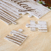 Delicious Cake Topped met aardbeien Birthday Legpuzzel (Zijkant)