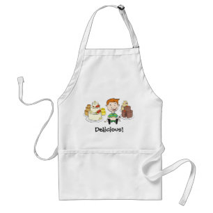 Delicious Cakes Apron Standaard Schort