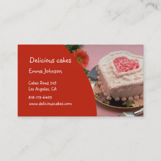 Delicious Cakes Visitekaartje