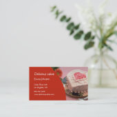 Delicious Cakes Visitekaartje (Staand voorkant)