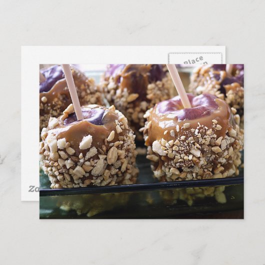 Delicious Caramel Apple-Briefkaarten Briefkaart (Voorkant / Achterkant)