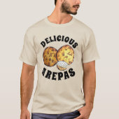 Delicious Cheese Maize Arepas South American Food T-shirt (Voorkant)