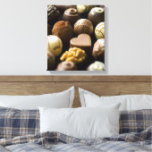 Delicious chocoladepralines canvas afdruk (Insitu (Slaapkamer))