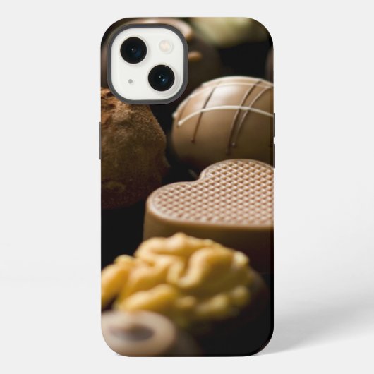 Delicious chocoladepralines iPhone hoesje (Achterkant)