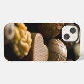 Delicious chocoladepralines iPhone hoesje (Achterkant horizontaal)