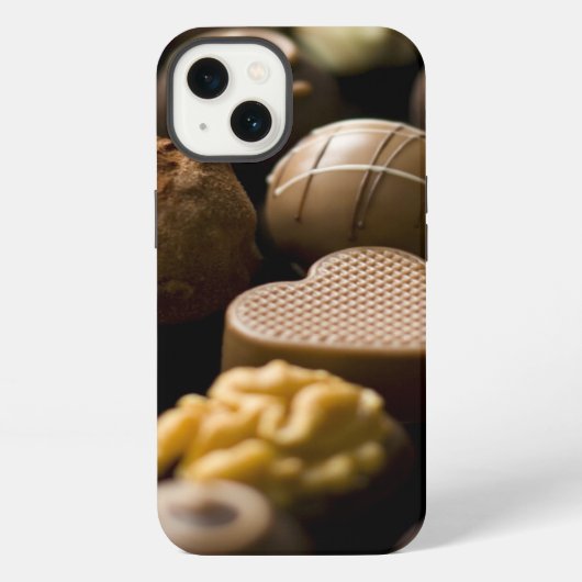 Delicious chocoladepralines iPhone hoesje (Achterkant)