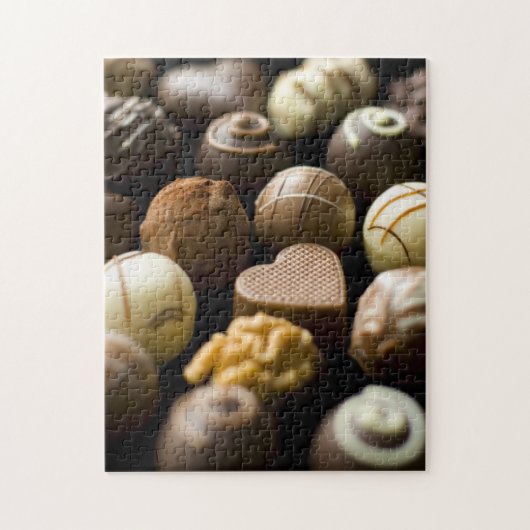 Delicious chocoladepralines legpuzzel (Verticaal)