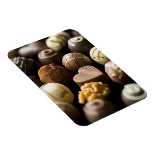 Delicious chocoladepralines magneet (Rechterzijde)