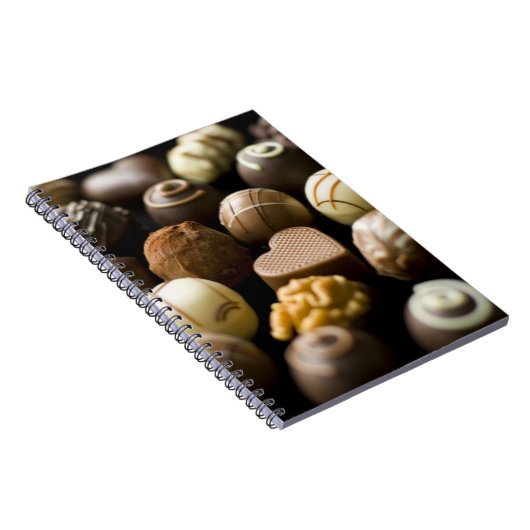 Delicious chocoladepralines notitieboek (Rechterzijde)