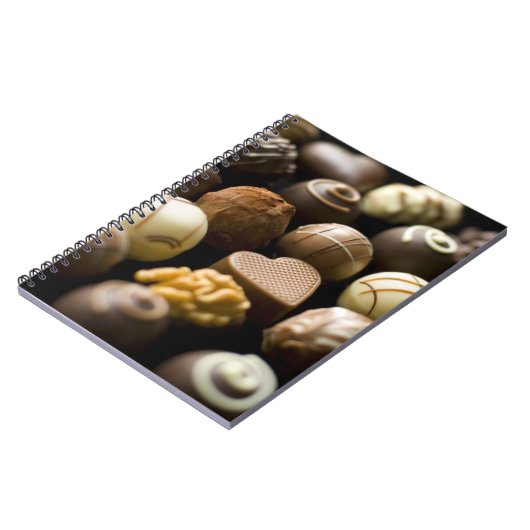 Delicious chocoladepralines notitieboek (Linkerzijde)