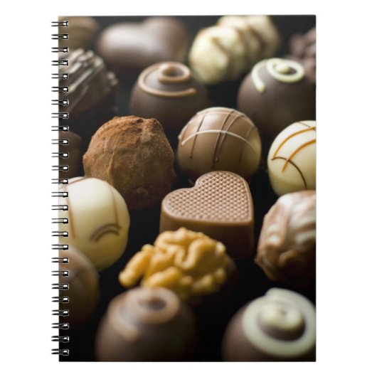 Delicious chocoladepralines notitieboek (Voorkant)