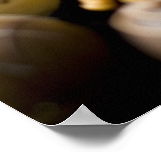 Delicious chocoladepralines poster (Hoek)