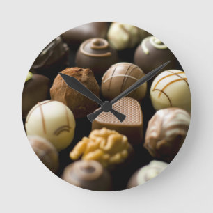 Delicious chocoladepralines ronde klok