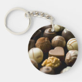 Delicious chocoladepralines sleutelhanger (Voorkant)