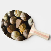 Delicious chocoladepralines tafeltennisbatje (Zijkant)