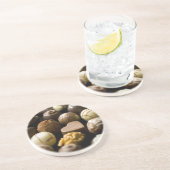 Delicious chocoladepralines zandsteen onderzetter (Zijkant)