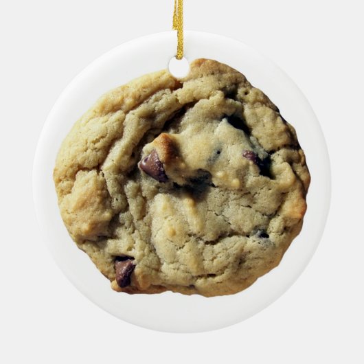 Delicious Chocolate Chip Cookie Keramisch Ornament (Achterkant)