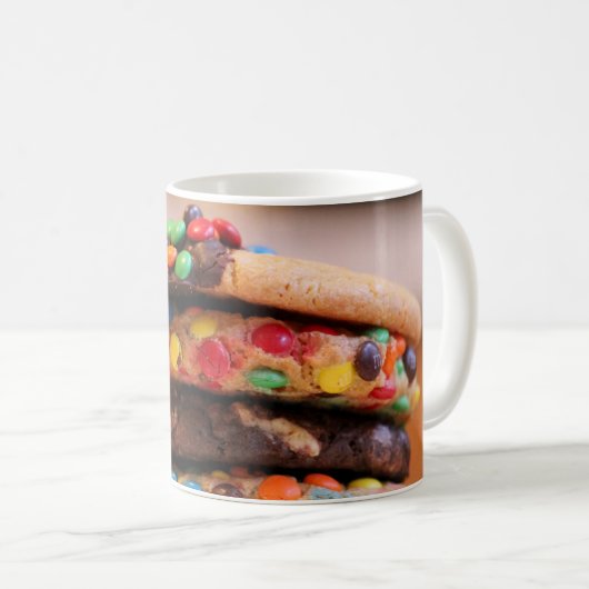 Delicious Chocolate Chip Cookie Stack Koffiemok (Voorkant rechts)