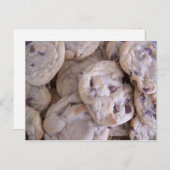Delicious Chocolate Chip Cookies-foto Briefkaart (Voorkant / Achterkant)