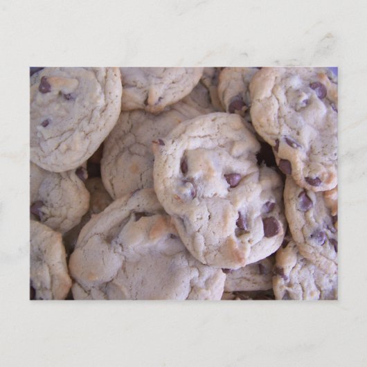 Delicious Chocolate Chip Cookies-foto Briefkaart (Voorkant)
