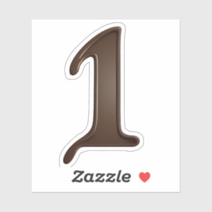 Delicious chocolatienummer 1 sticker