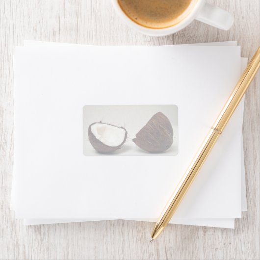 Delicious Coconut halves Etiket (Insitu)