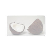Delicious Coconut halves Etiket (Voorkant)