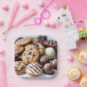 Delicious Cookies & Chocolate-thema papier Bord (Feest)