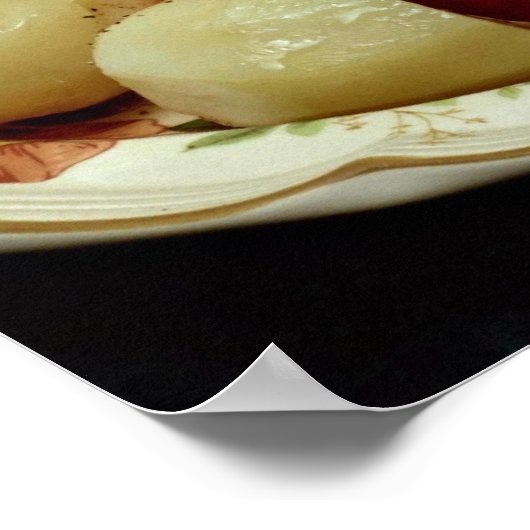 Delicious Corned beef en kool Poster (Hoek)