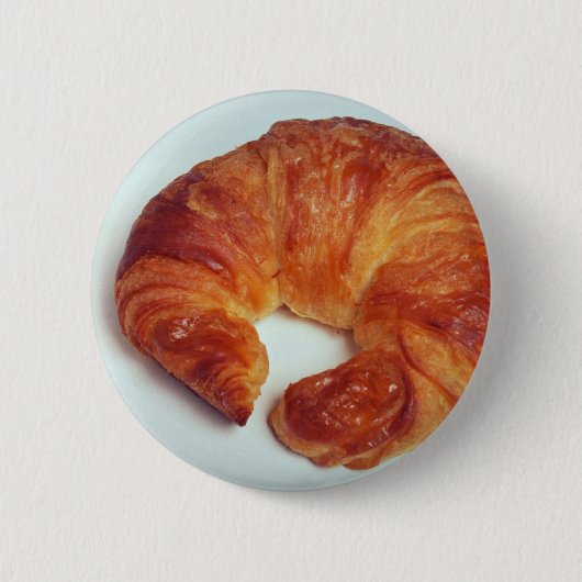 Delicious Croissant Ronde Button 5,7 Cm (Voorkant)