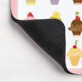 Delicious Cupcakes Mousepad Muismat (Hoek)