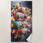 Delicious Cupcakes Strandlaken (Voorkant)