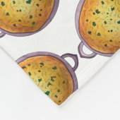 Delicious Daal Vegetarian Indian Red Lentil Dal Fleece Deken (Hoek)