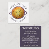 Delicious Daal Vegetarian Indian Red Lentil Dal Vierkante Visitekaartje (Voorkant / Achterkant)