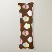 Delicious Decorated Birthday Cupcakes Body Pillow Lichaamskussen (Voorkant Verticaal)