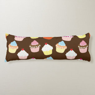 Delicious Decorated Birthday Cupcakes Body Pillow Lichaamskussen