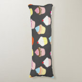 Delicious Decorated Birthday Cupcakes Body Pillow Lichaamskussen (Voorkant Verticaal)