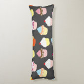 Delicious Decorated Birthday Cupcakes Body Pillow Lichaamskussen (Achterkant (Verticaal))