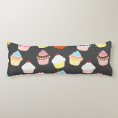 Delicious Decorated Birthday Cupcakes Body Pillow Lichaamskussen (Voorkant)