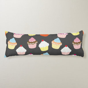 Delicious Decorated Birthday Cupcakes Body Pillow Lichaamskussen