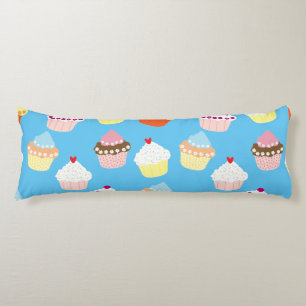Delicious Decorated Birthday Cupcakes Body Pillow Lichaamskussen