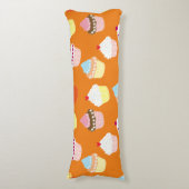 Delicious Decorated Birthday Cupcakes Body Pillow Lichaamskussen (Voorkant Verticaal)