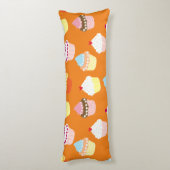 Delicious Decorated Birthday Cupcakes Body Pillow Lichaamskussen (Achterkant (Verticaal))