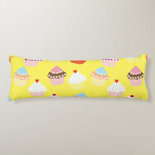 Delicious Decorated Birthday Cupcakes Body Pillow Lichaamskussen