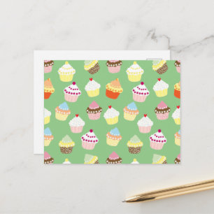 Delicious Decorated Birthday Cupcakes Briefkaart