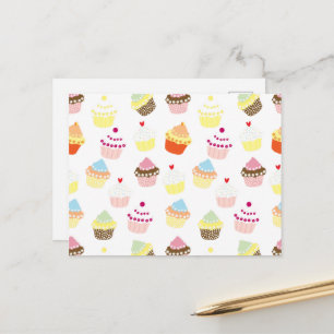 Delicious Decorated Birthday Cupcakes Briefkaart